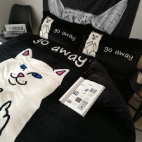Комплект постельного белья с котом Ripndip фото